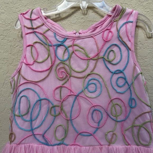 Pippa & Julie Pink Easter Dress. Size 6X - Picture 2 of 6